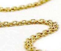 Corrente em ouro amarelo 18k tipo esteira - 40 cm - 2CLO0202 Corrente em ouro amarelo 18k tipo esteira - 40 cm - 2CLO0202
