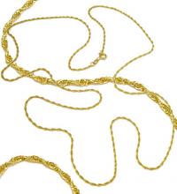 Corrente de ouro amarelo 18k - Singapura - Feminina - 45 cm - 2CLO0263