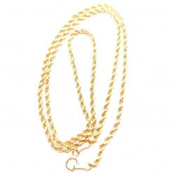 Cordo de ouro amarelo 18k - Tipo corda - 45 cm - 2CLO0354