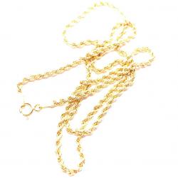 Cordo de ouro amarelo 18k - Tipo corda - 45 cm - 2CLO0354
