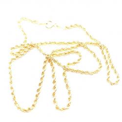 Cordo de ouro amarelo 18k - Tipo corda - 45 cm - 2CLO0354