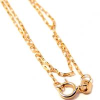 Colar em ouro 18k - Veneziana aberta - 45 cm
