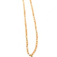 Colar em ouro 18k - Veneziana aberta - 60 cm - 2CLO0489