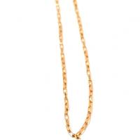 Colar em ouro 18k - Veneziana aberta - 60 cm - 2CLO0489