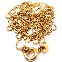 Colar de ouro amarelo 18k tipo veneziana - Feminino - 45 cm