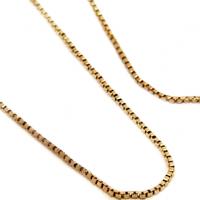 Colar de ouro amarelo 18k tipo veneziana - Feminino - 45 cm