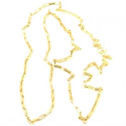 Cordo de ouro 18k - Veneziana aberta - Masculino - 60 cm - 2CLO0500