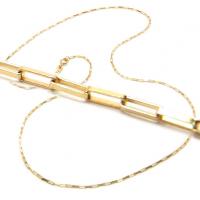 Colar em ouro 18k - Veneziana aberta - Masculino - 60 cm - 2CLO0602