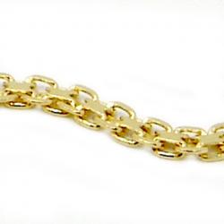 Colar em ouro amarelo 18k - Esteira - 45 cm - 2CLO0538