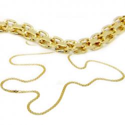 Colar em ouro amarelo 18k - Esteira - 45 cm - 2CLO0538