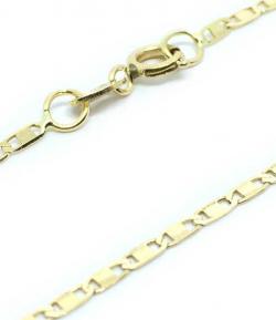 Colar em ouro 18k - Cadeado achatado - Feminino 45cm - 2CLO0579