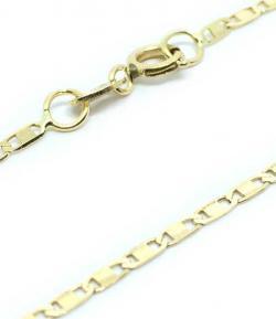 Colar em ouro 18k - Cadeado achatado - Feminin45 cm - 2CLO0579