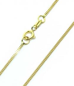 Colar em ouro amarelo 18k - Veneziana dupla - Feminino - 50 cm Colar em ouro amarelo 18k - Veneziana dupla - Feminino - 50 cm
