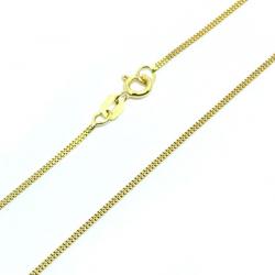 Colar em ouro amarelo 18k - Veneziana dupla - Feminino - 60 cm