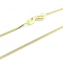 Colar em ouro amarelo 18k - Veneziana dupla - Feminino - 60 cm