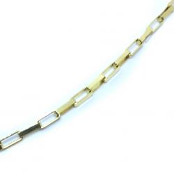 Colar em ouro 18k - Veneziana aberta - Masculino - 60 cm - 2CLO0589