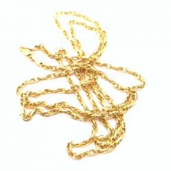 Colar em ouro 18k - Singapura larga - Masculino - 70 cm - 2CLO0604