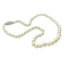 Colar de Prolas - Feminino - com fecho em ouro branco 18k - 2CLP0020