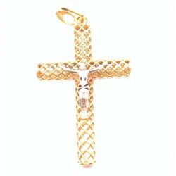 Cruz de ouro amarelo 18k - 2CZO0008