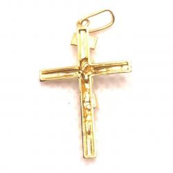 Crucifixo em ouro amarelo 18k - 2CZO0042