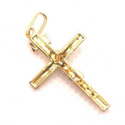 Crucifixo em ouro amarelo 18k - 2CZO0042