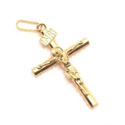 Crucifixo em ouro amarelo 18k - 2CZO0042