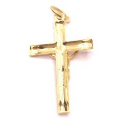 Crucifixo em ouro amarelo 18k - 2CZO0050