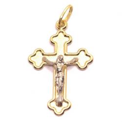 Cruz de ouro amarelo 18k - 2CZO0052 Cruz de ouro amarelo 18k - 2CZO0052