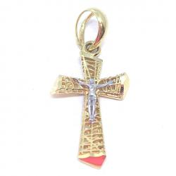 Crucifixo em ouro amarelo 18k - 2CZO00105