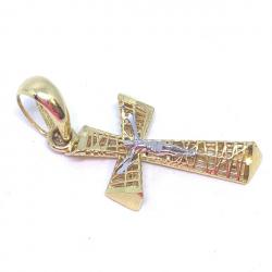 Crucifixo em ouro amarelo 18k - 2CZO00105