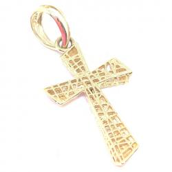 Crucifixo em ouro amarelo 18k - 2CZO00105