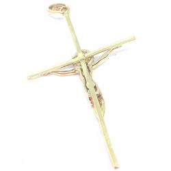 Crucifixo em ouro amarelo 18k - 2CZO00107