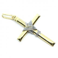 Crucifixo em ouro amarelo 18k - 2CZO0293