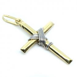 Crucifixo em ouro amarelo 18k - 2CZO0293