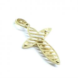 Crucifixo em ouro 18k  - Com imagem - 2CZO0302