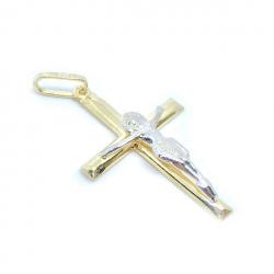 Crucifixo em ouro amarelo 18k - Imagem - 2CZO0309