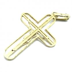 Crucifixo de ouro 18k - 2CZO0318