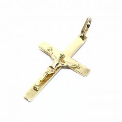 Crucifixo em ouro 18k - Com imagem - 2CZO0320 Crucifixo em ouro 18k - Com imagem - 2CZO0320