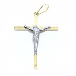 Crucifixo em ouro 18k  - Com imagem - 2CZO0321