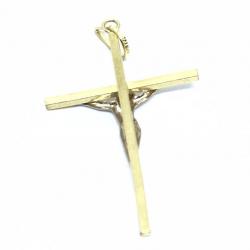 Crucifixo em ouro 18k  - Com imagem - 2CZO0321