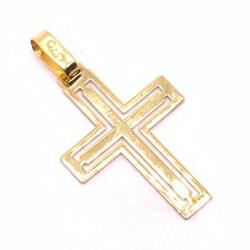 Crucifixos de ouro 18k - Vazado - 2CZO0332