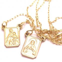 Escapulrio em ouro amarelo 18k - 2GRO0011