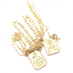 Escapulrio em ouro amarelo 18k - 2GRO0011