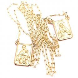 Escapulrio em ouro amarelo 18k - 2GRO0011