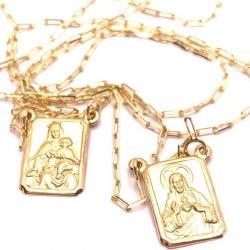 Escapulrio em ouro amarelo 18k - 2GRO0011