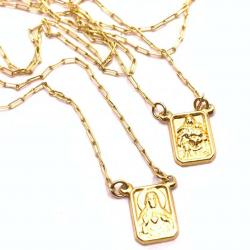 Escapulrio em ouro amarelo 18k - 2GRO0023