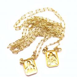 Escapulrio em ouro amarelo 18k - 2GRO0023