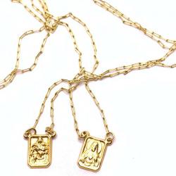 Escapulrio em ouro amarelo 18k - 2GRO0023