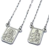 Escapulrio em ouro branco 18k - 2GRO0093