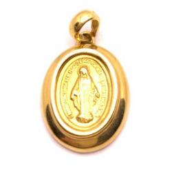 Medalha de Nossa Senhora das Graas em ouro 18k - 2MEO0016